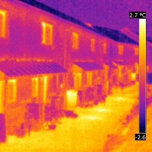 Lancaster Co-Housing thermography as part of the passivhaus consultancy