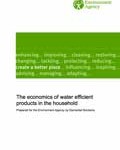 The economics of water efficient products in the household